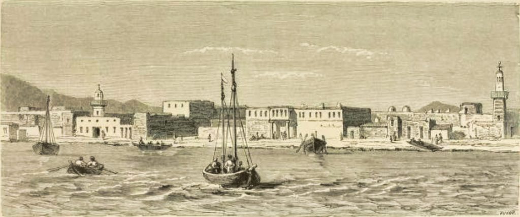 Nineteenth century view of El Quseir from Carl Klunzinger, Upper Egypt: Its People and Products, Armstrong & Co. New York, 1878