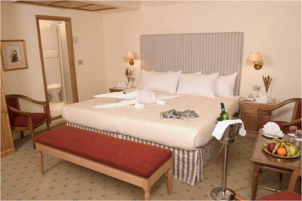 Royal suite on a Nile cruise ship.  
