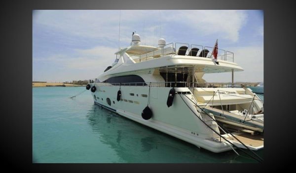 The eleven million euro luxury yacht Port Ghalib
