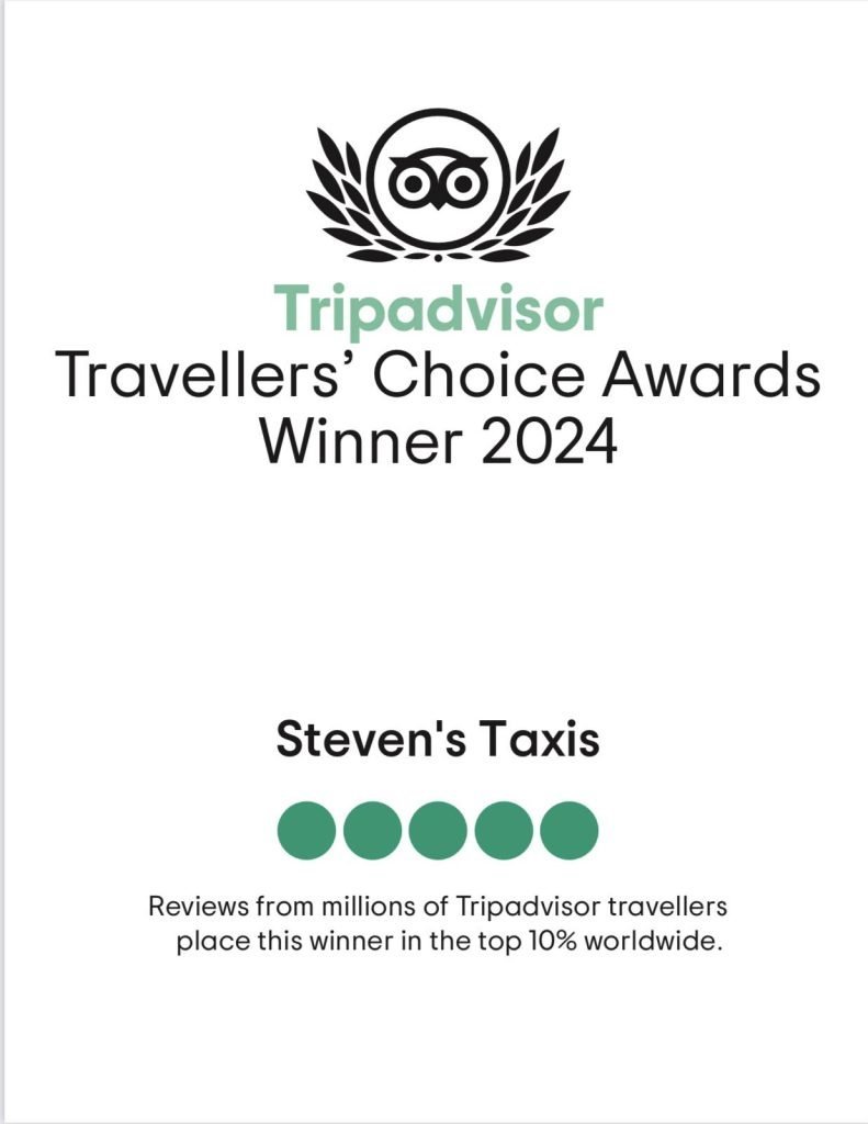 Steven’s Taxis oferuje najbardziej niezawodną, profesjonalną i najkorzystniejszą cenowo usługę taksówkarską w Marsa Alam. Firma ta znalazła się w gronie laureatów nagrody TripAdvisor Travellers Choice Award za rok 2024.