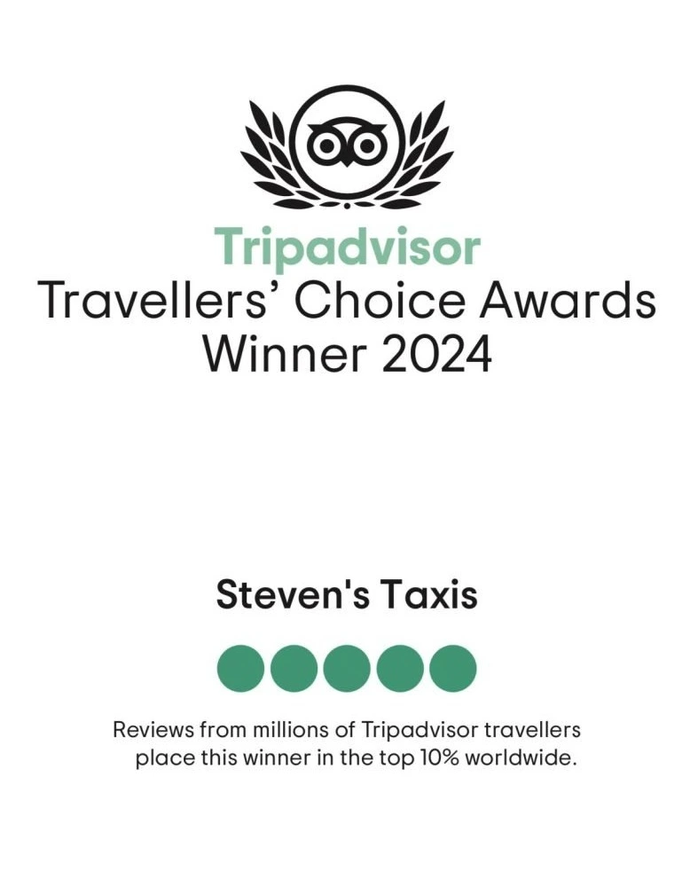 سيارات أجرة ستيفن - الفائزة بجائزة اختيار المسافرين من موقع
 لعام 2024 Tripadvisor
