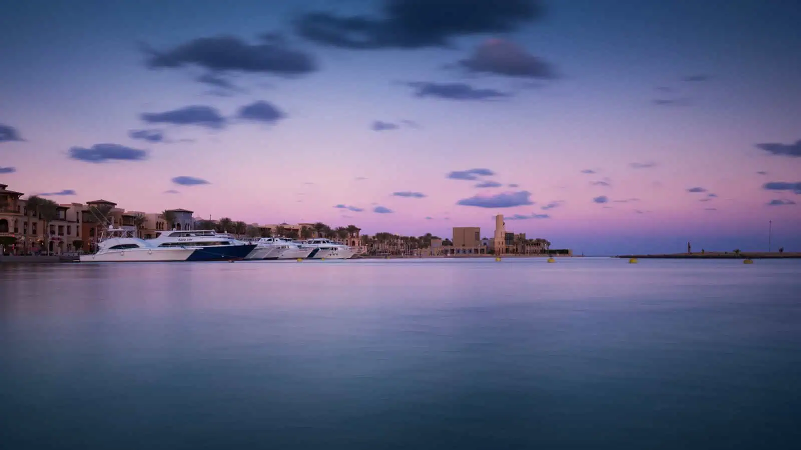 Evening's soft hues paint Port Ghalib's tranquil marina
Photo credit: Christian Fitt/Shutterstock.com