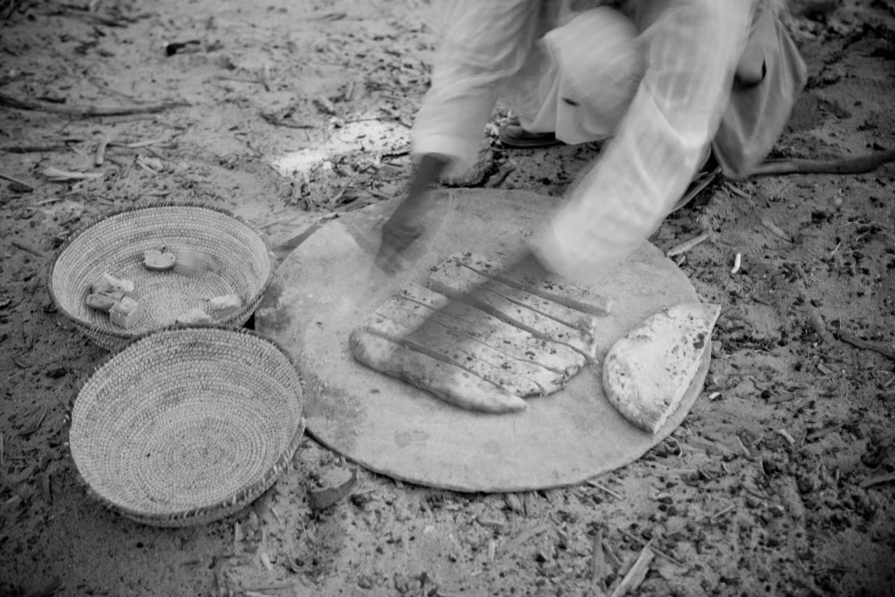 Fresh bread made the traditional way. 
Hossam el-Hamalawy CC BY 2.0 via Flickr.
